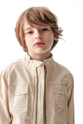 Kız Çocuk Ceket 4-8 Yaş 46700 Krem - 3