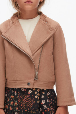 Kız Çocuk Ceket 4-8 Yaş 37502 Vizon - 7