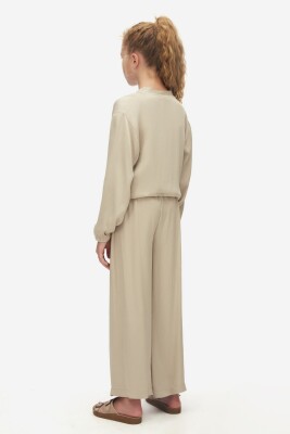 Kız Çocuk Ceket 8-14 Yaş 38377 Vizon - 5