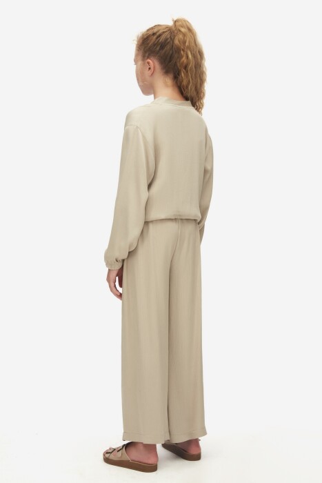 Kız Çocuk Ceket 8-14 Yaş 38377 Vizon - 5