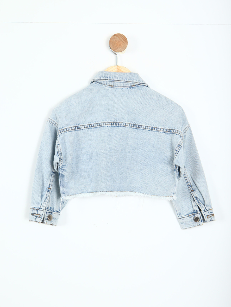 Kız Çocuk Ceket 4-8 Yaş 38707 Mavi - 3