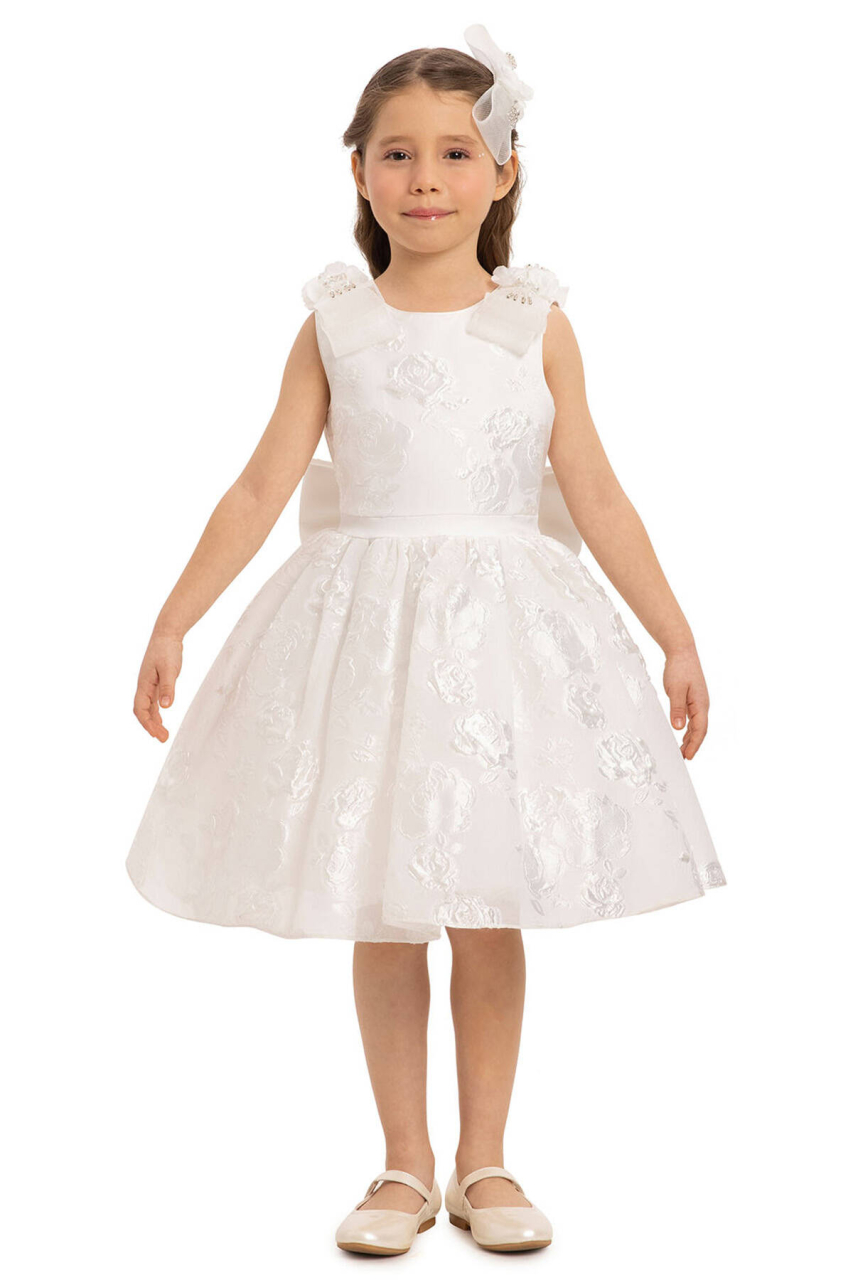 Kız Çocuk Elbise 3-7 Yaş 35207 - 1