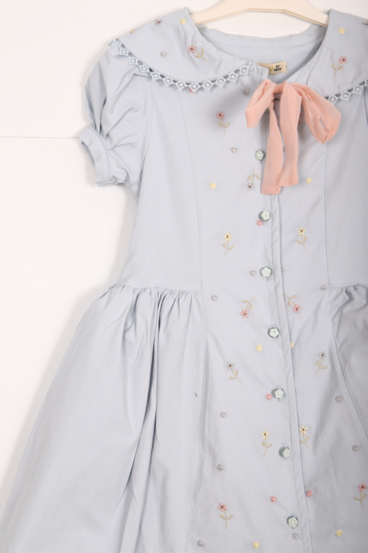 Kız Çocuk Elbise 5-8 Yaş 51095 - 3