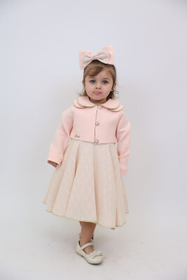 Kız Çocuk Elbise 1-5 Yaş 1900 Somon - 4