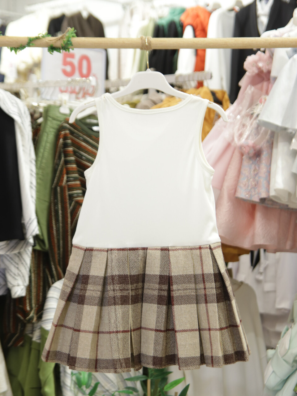 Kız Çocuk Elbise 4-12 Yaş 2003 Bordo - 4