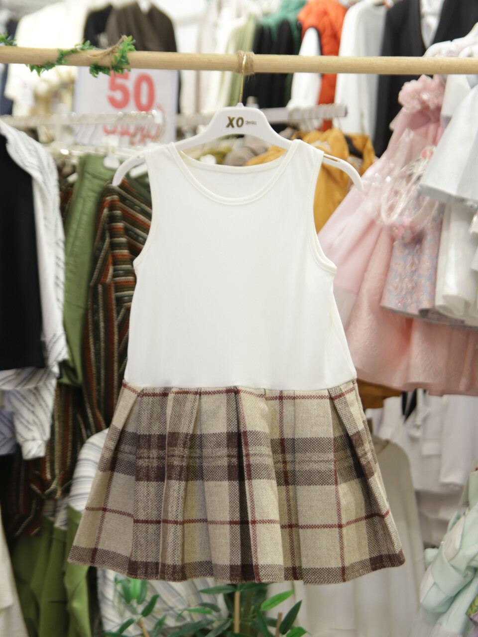 Kız Çocuk Elbise 4-12 Yaş 2003 Bordo - 5