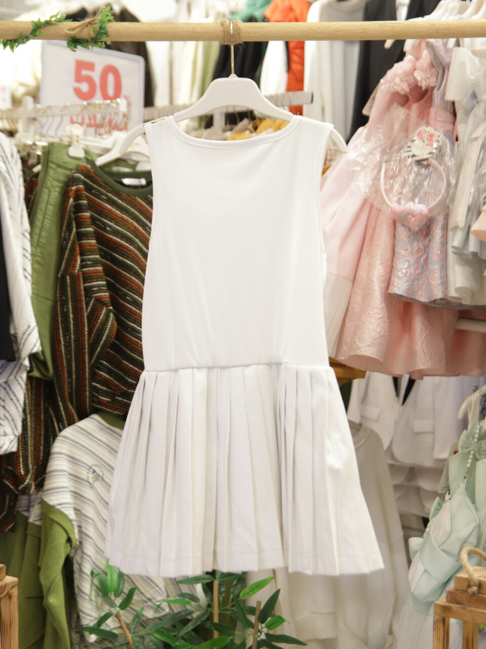 Kız Çocuk Elbise 4-12 Yaş 2004 Pembe - 5