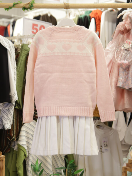 Kız Çocuk Elbise 4-12 Yaş 2004 Pembe - 6