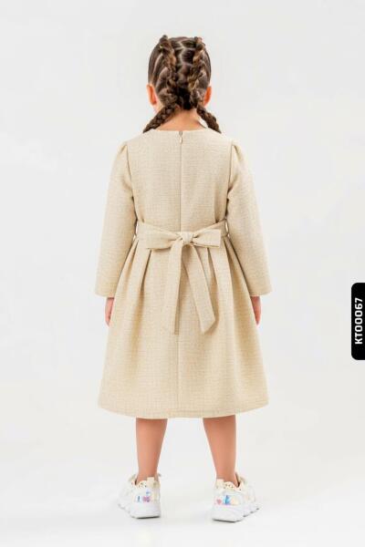 Kız Çocuk Elbise 6-10 Yaş 500 Bordo - 4