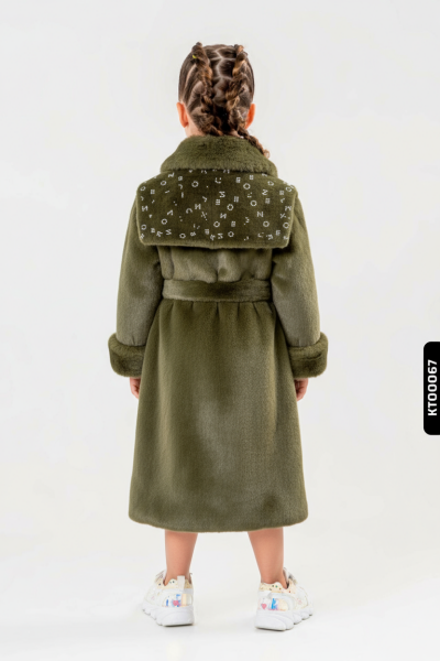 Kız Çocuk Elbise 6-10 Yaş 500 Haki - 2