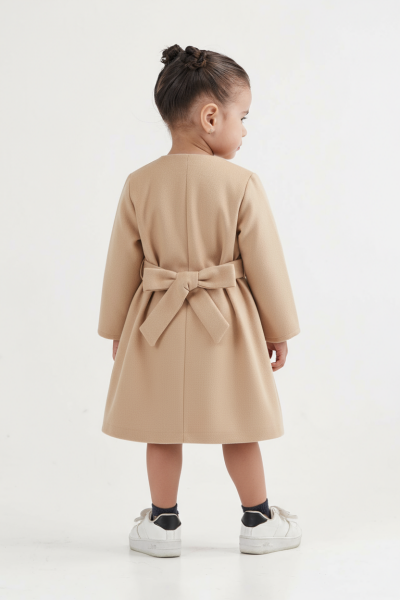 Kız Çocuk Elbise 2-6 Yaş 492 Haki - 4