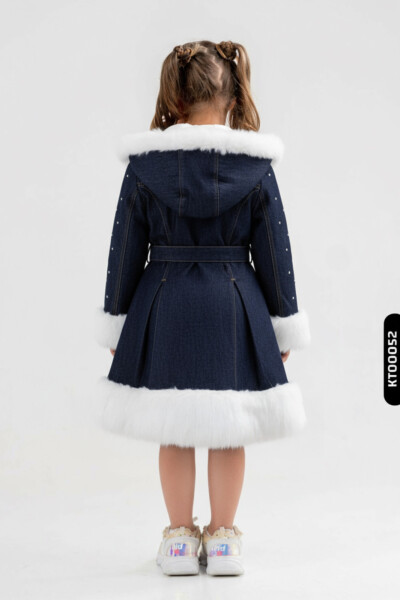 Kız Çocuk Elbise 2-6 Yaş 526 Lacivert - 2