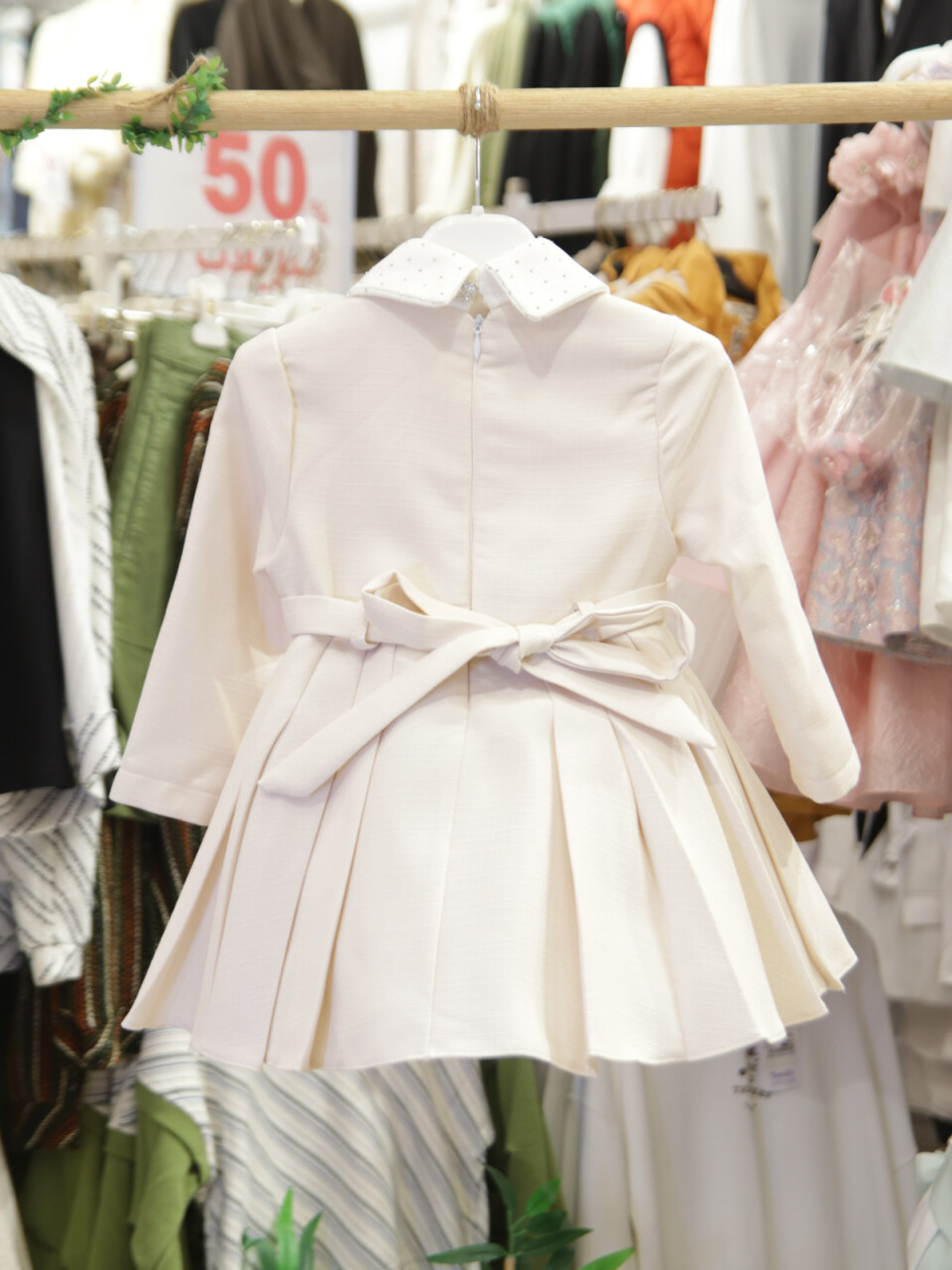 Kız Çocuk Elbise 2-6 Yaş 526 Mavi - 6