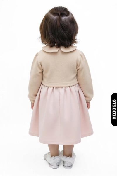 Kız Çocuk Elbise 9-24 Ay 52095 Pembe - 2