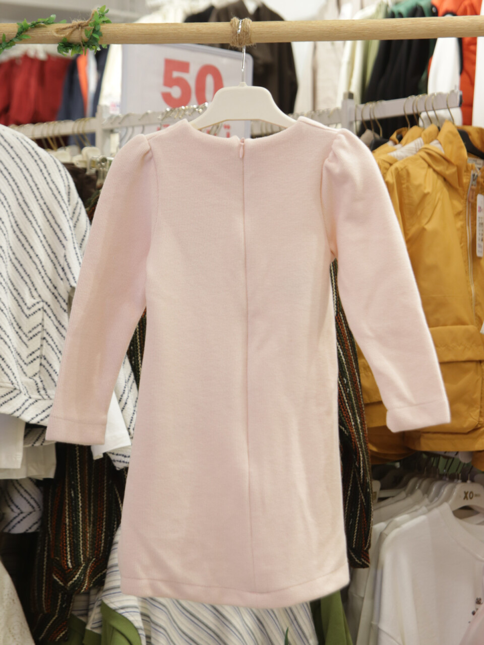 Kız Çocuk Elbise 3-6 Yaş 52110 Pembe - 5