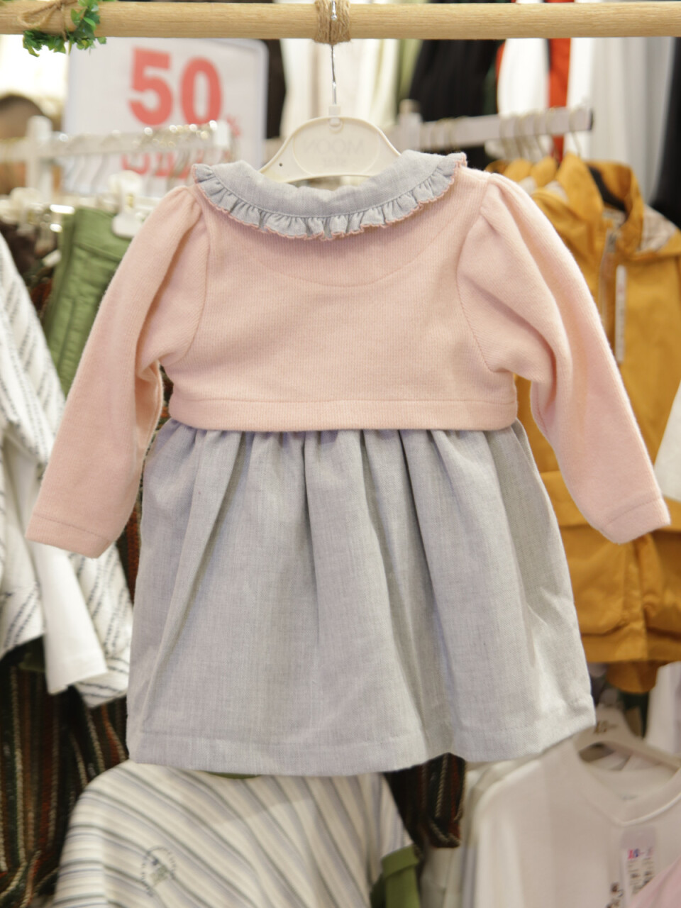 Kız Çocuk Elbise 9-24 Ay 52095 Pembe - 3