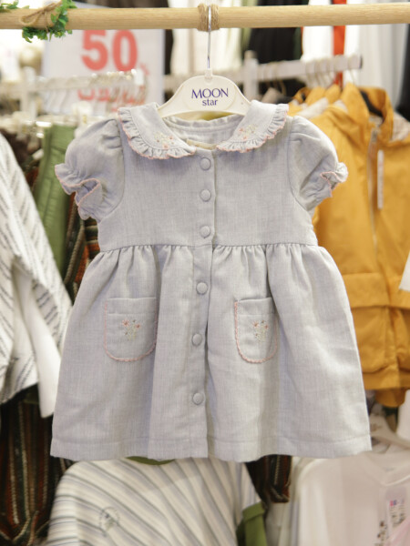 Kız Çocuk Elbise 9-24 Ay 52095 Pembe - 5