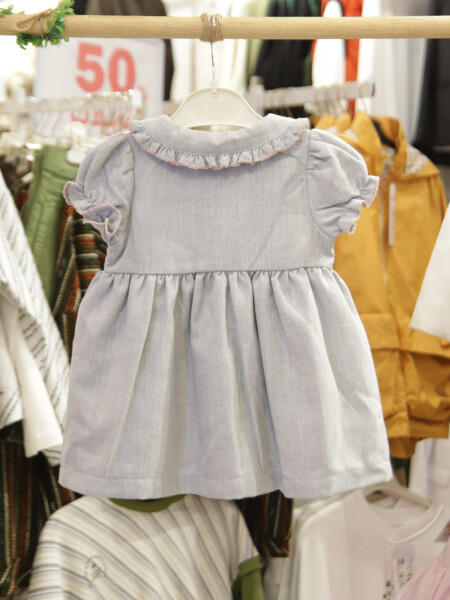 Kız Çocuk Elbise 9-24 Ay 52095 Pembe - 6