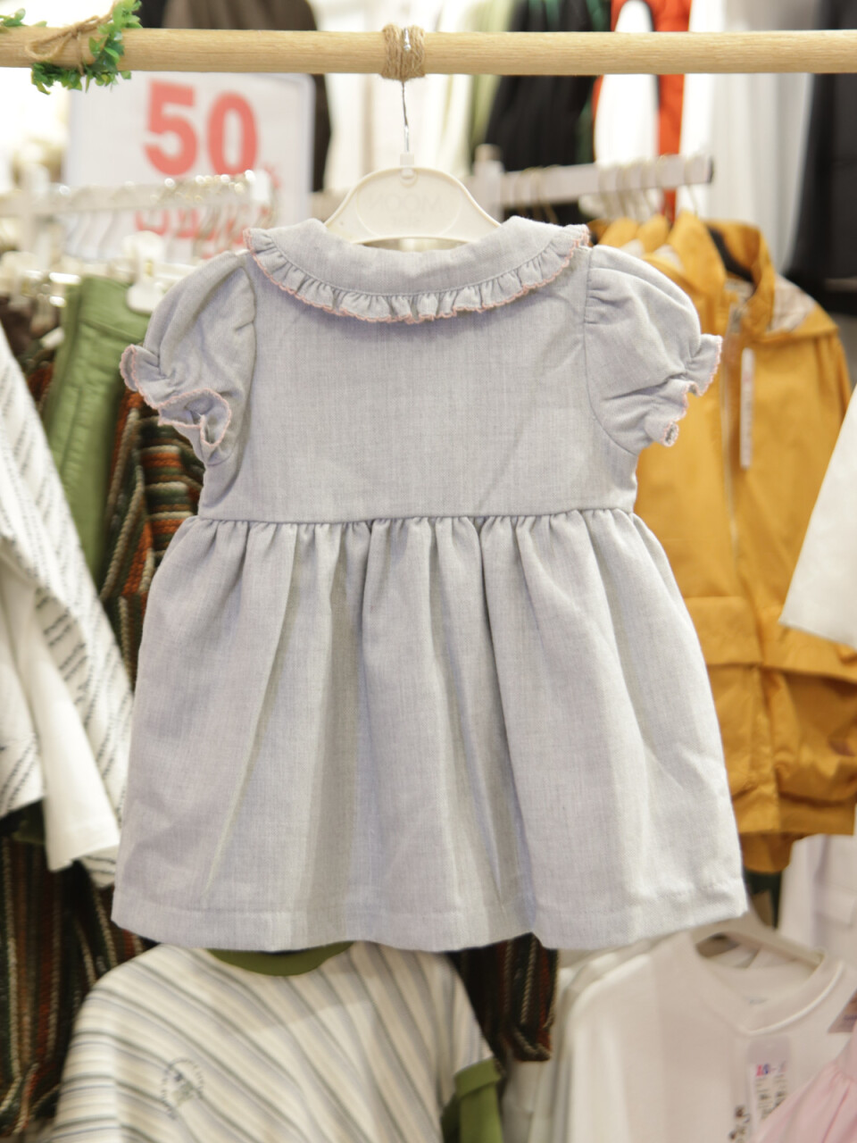 Kız Çocuk Elbise 9-24 Ay 52095 Pembe - 6