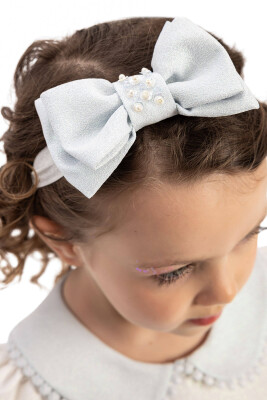 Kız Çocuk Elbise 6-24 Ay 35305 Mavi - 4