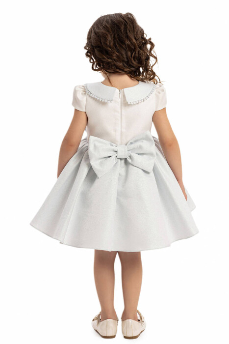 Kız Çocuk Elbise 6-24 Ay 35305 Mavi - 8