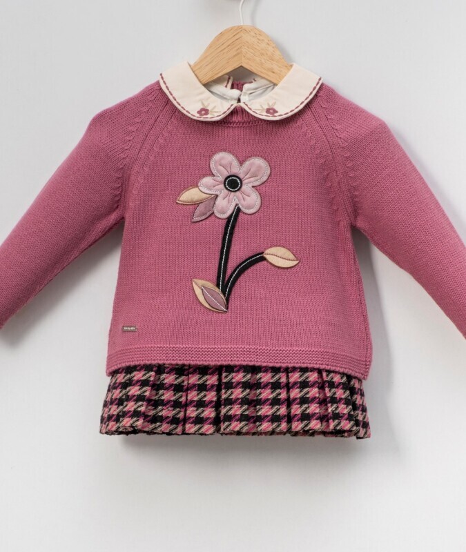 Kız Çocuk Elbise 6-36 Ay 4004 Fuşye - 2