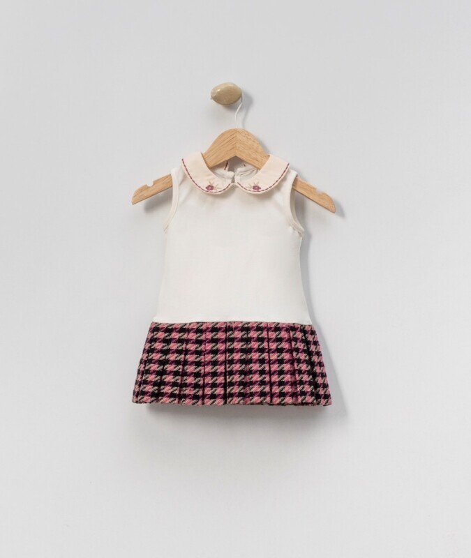 Kız Çocuk Elbise 6-36 Ay 4004 Fuşye - 3