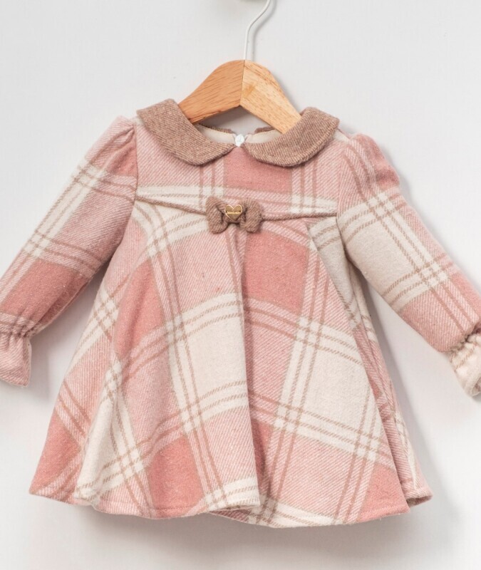Kız Çocuk Elbise 6-36 Ay 4008 Pembe - 2