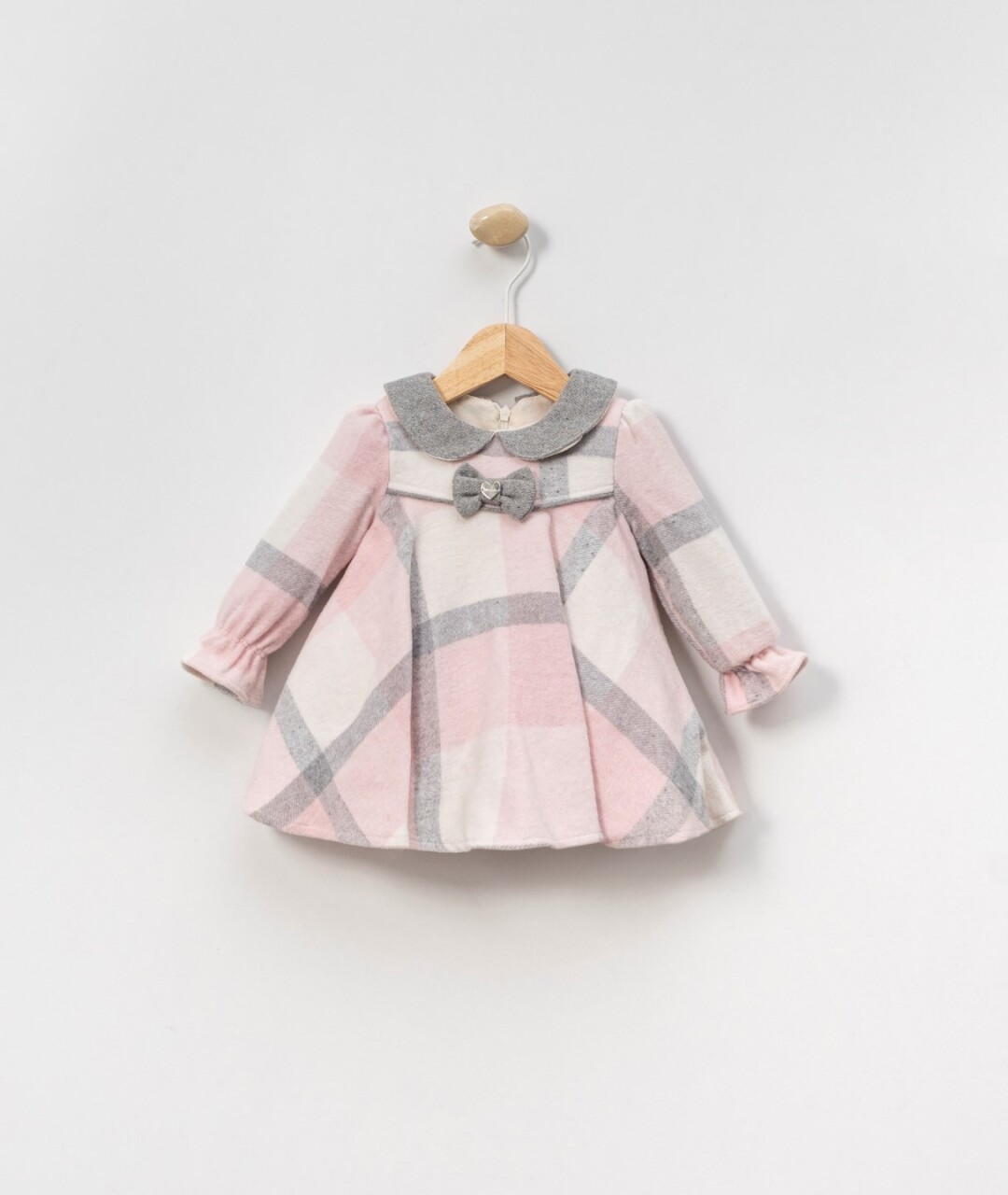 Kız Çocuk Elbise 6-36 Ay 4082 Pembe - 1