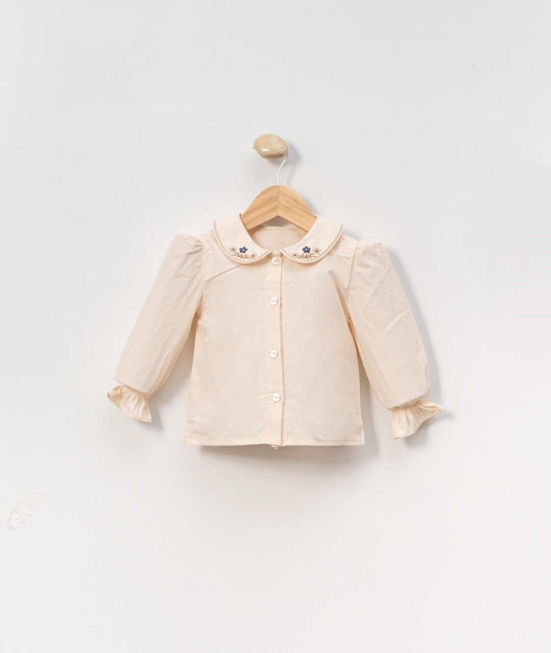 Kız Çocuk Elbise 1-5 Yaş 4097 Bej - Lacivert - 5