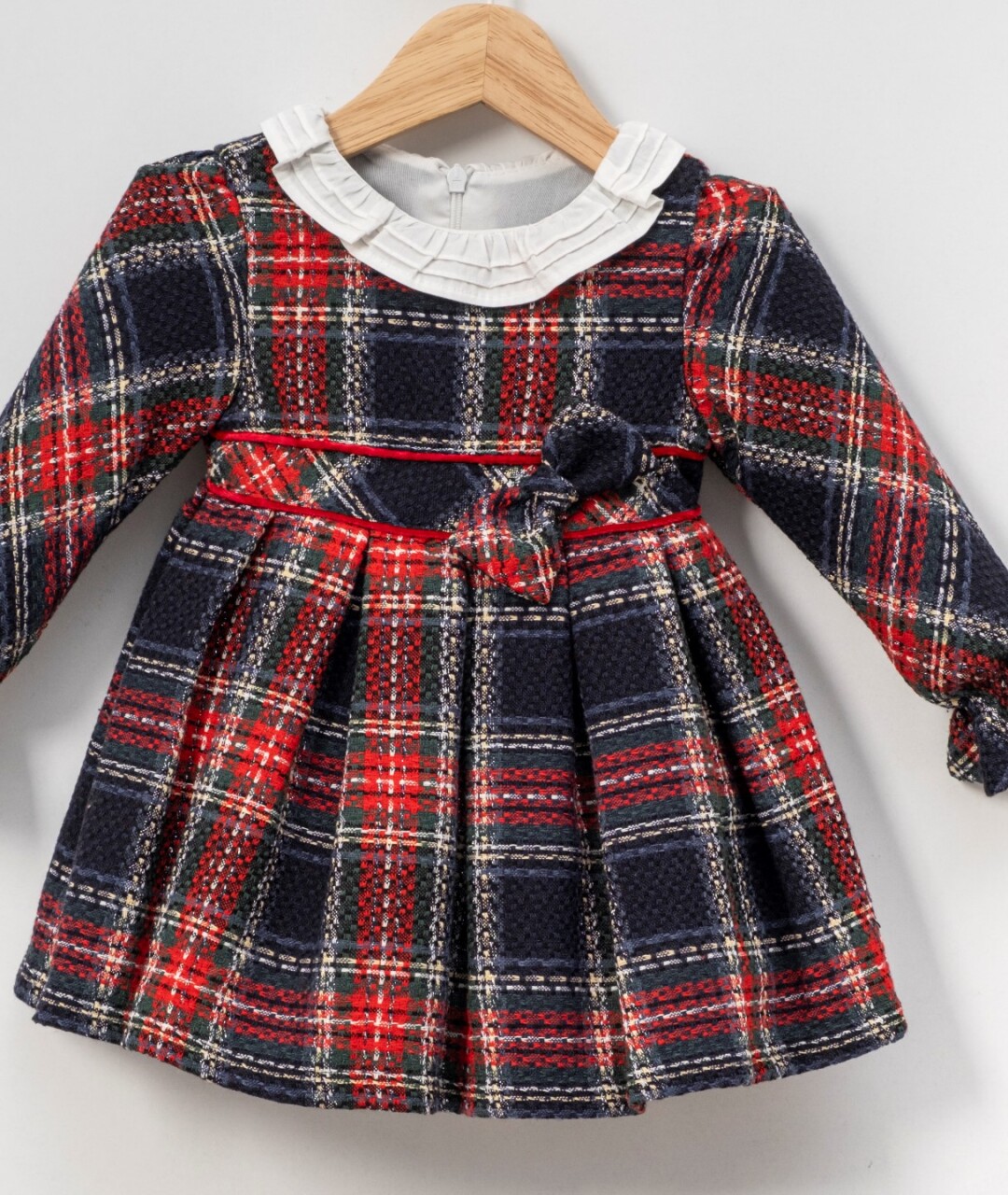 Kız Çocuk Elbise 1-5 Yaş 4099 Kırmızı - 3