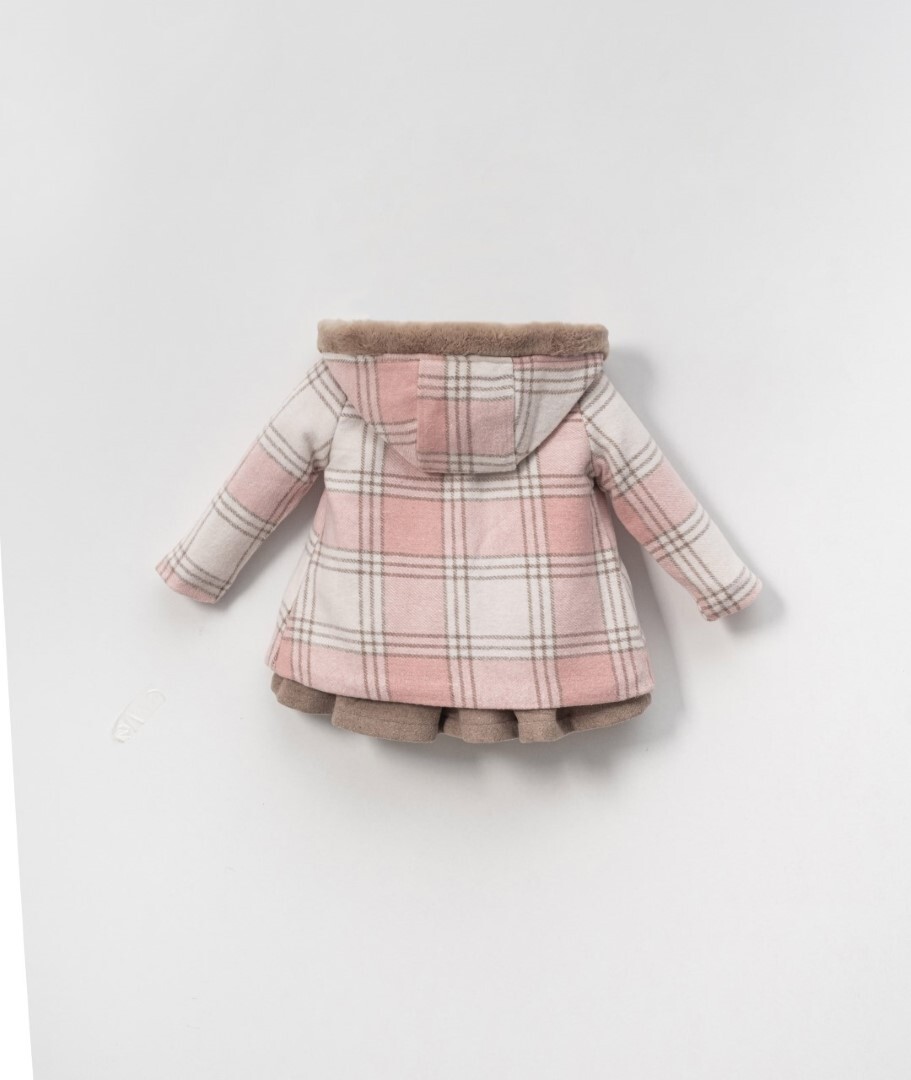 Kız Çocuk Elbise 1-5 Yaş 4136 Pembe - 2