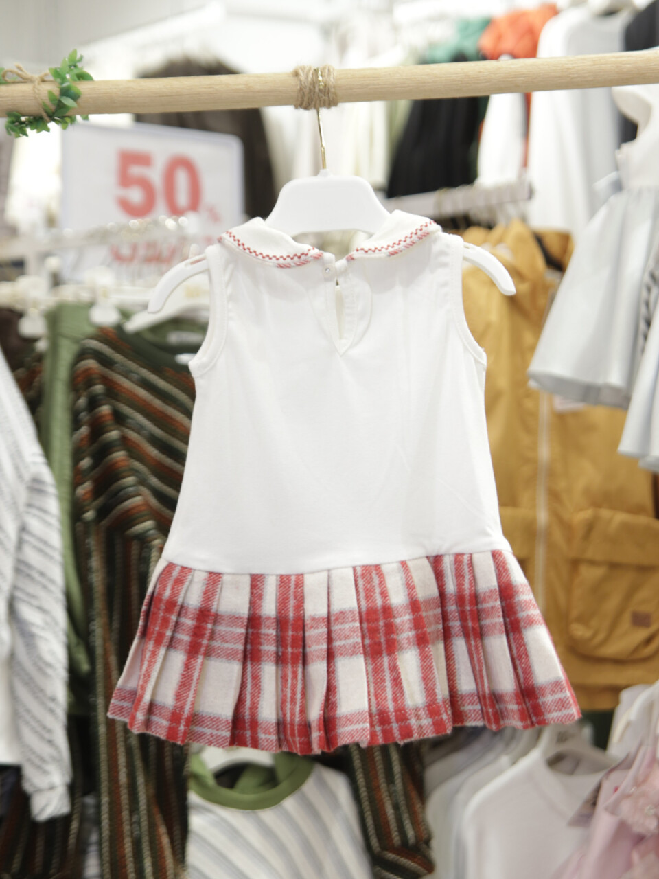 Kız Çocuk Elbise 6-36 Ay 4002 Kırmızı - 7