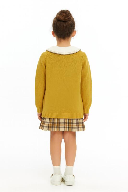 Kız Çocuk Elbise 6-36 Ay 4003 Hardal - 2