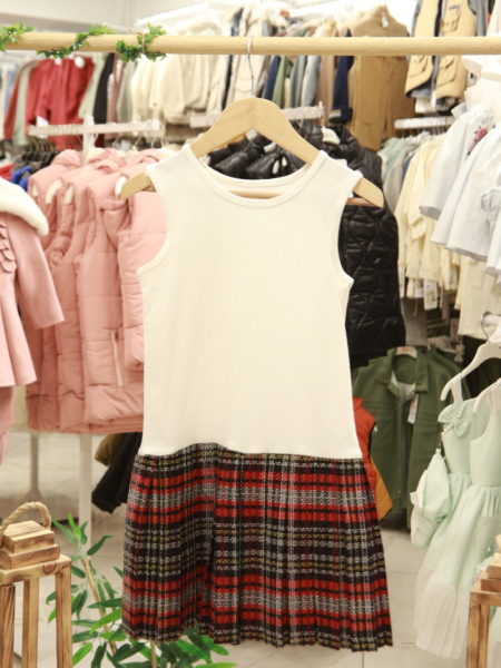 Kız Çocuk Elbise 8-12 Yaş 4068 Bordo - 6