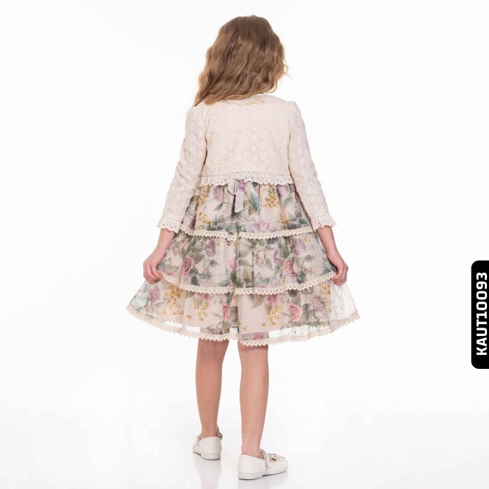 Kız Alt Üst Takım 2-6 Yaş 7625 Kaut10093 Ekru - 4