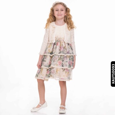 Kız Alt Üst Takım 2-6 Yaş 7625 Kaut10093 Ekru - xo kids