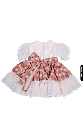 Kız Elbise 6 Ay - 3 Yaş 2313 Kelb14169 Kahverengi - 2