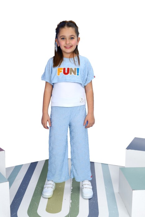 Kız Çocuk Eşofman Takım 6-9 Yaş 5617 - 2