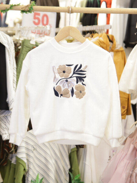 Kız Çocuk Eşofman Takım 6-10 Yaş 1026 Ekru - 5