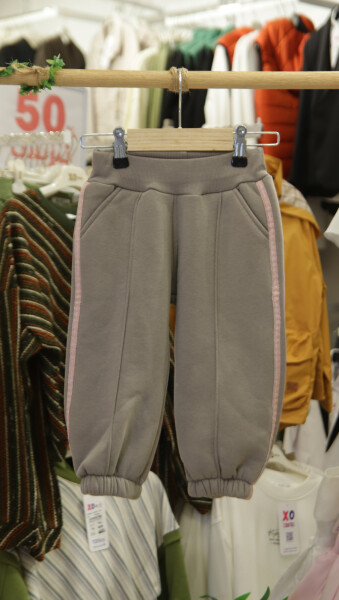 Kız Çocuk Eşofman Takım 1-5 Yaş 7025 Gri - 8