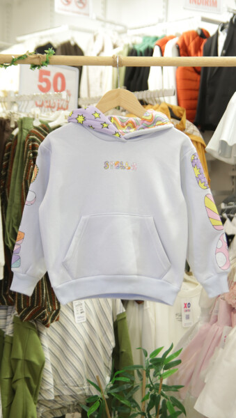 Kız Çocuk Eşofman Takım 4-8 Yaş 7222 Mor - 6