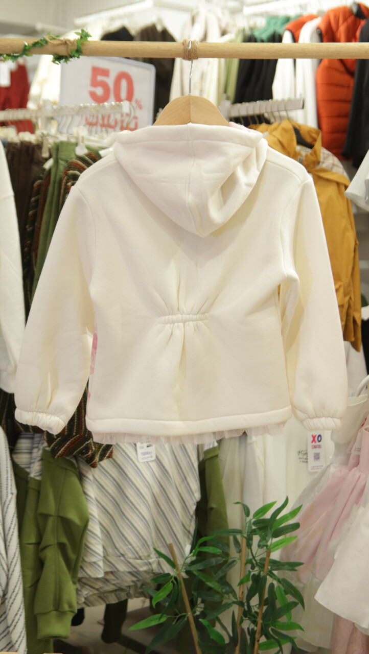 Kız Çocuk Eşofman Takım 4-8 Yaş 7229 Ekru - 5