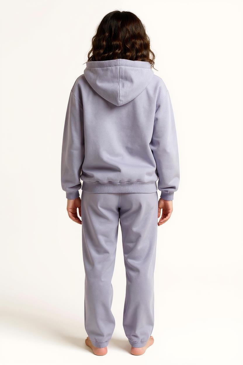 Kız Çocuk Eşofman Takım 10-16 Yaş 7426 Mor - 2