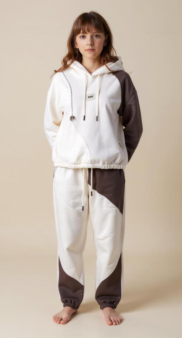 Kız Çocuk Eşofman Takım 10-16 Yaş 7429 Pembe - 1