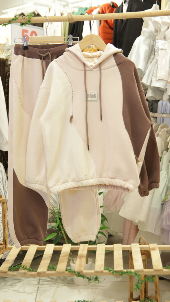 Kız Çocuk Eşofman Takım 10-16 Yaş 7429 Pembe - 3