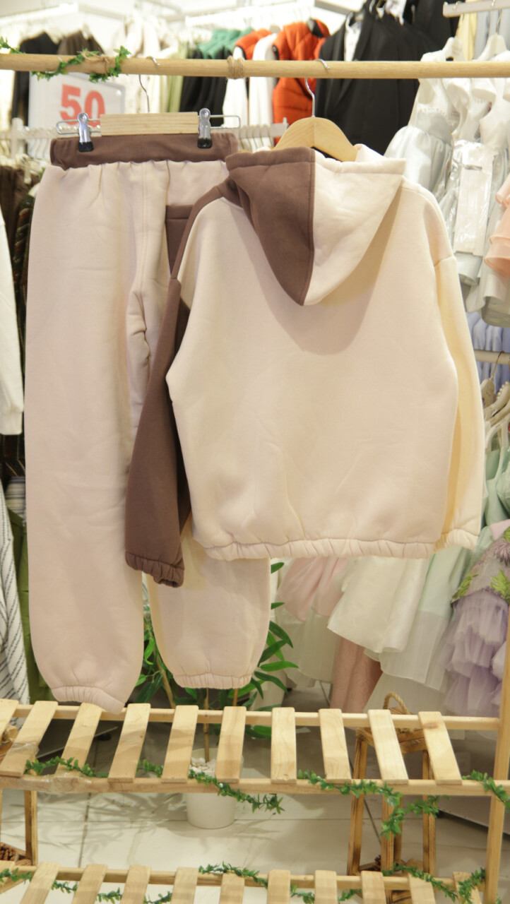 Kız Çocuk Eşofman Takım 10-16 Yaş 7429 Pembe - 4