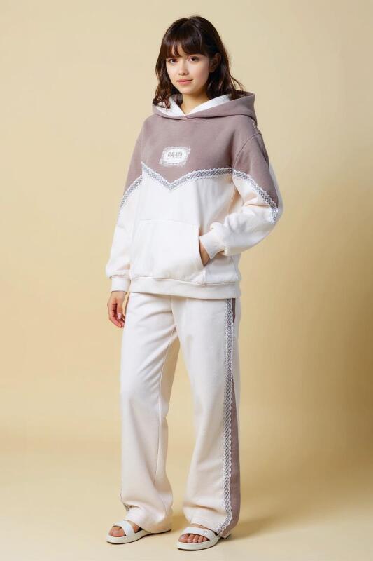 Kız Çocuk Eşofman Takım 10-16 Yaş 7433 Bej - GRATA