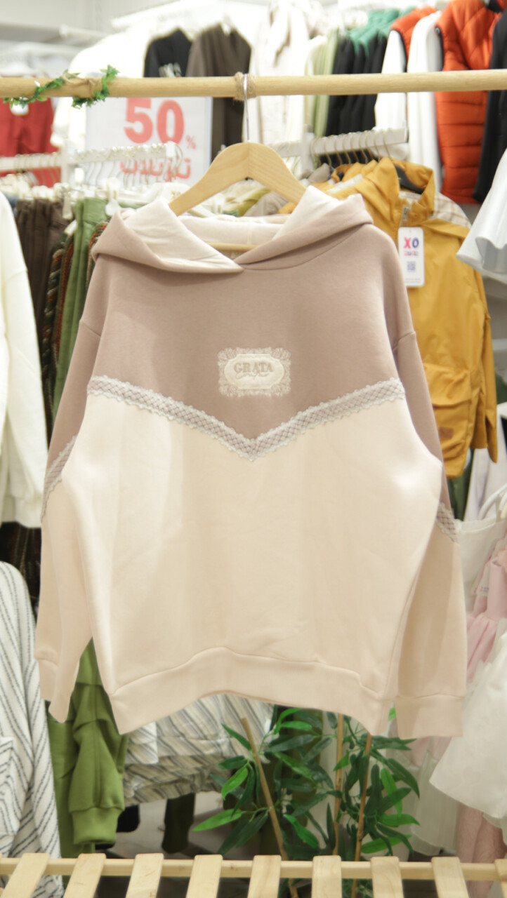 Kız Çocuk Eşofman Takım 10-16 Yaş 7433 Bej - 6