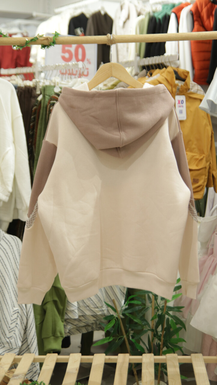 Kız Çocuk Eşofman Takım 10-16 Yaş 7433 Bej - 7